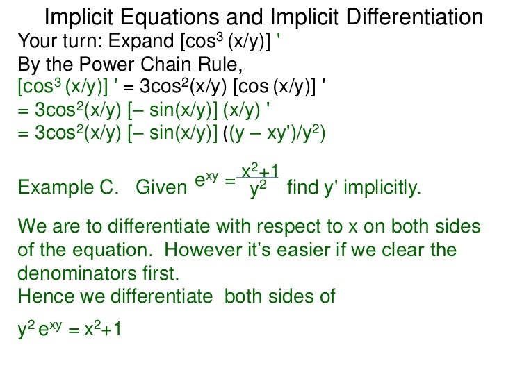 3 2 Implicit Equations And Implicit Differentiation 3 2 Implicit Equations And Implicit Differentiation