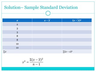 3.2 measures of variation | PPT