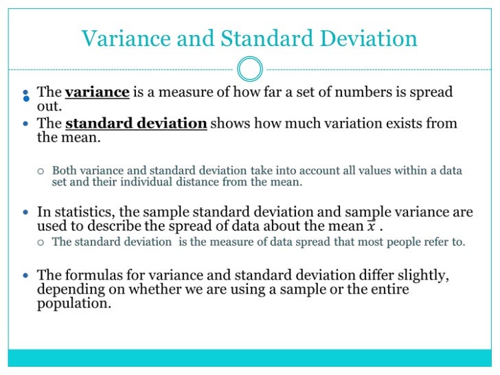 3.2 measures of variation
