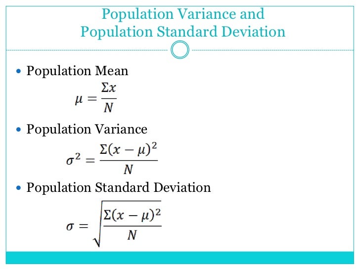 3.2 measures of variation