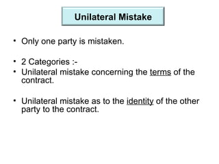 The Definition of a Mistake