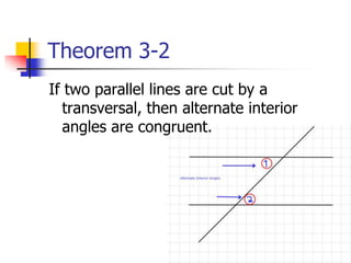 3 2 Properties of Parallel Lines | PPTX