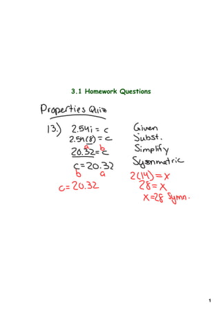 3.1 Homework Questions




                         1
 