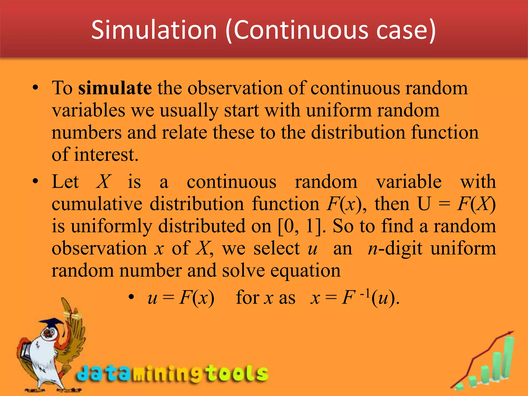 Simulation To avoid such waste of effort and time, we could have used the following scheme: