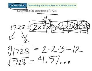 3.2 Square and Cube Roots notes 2 | PDF