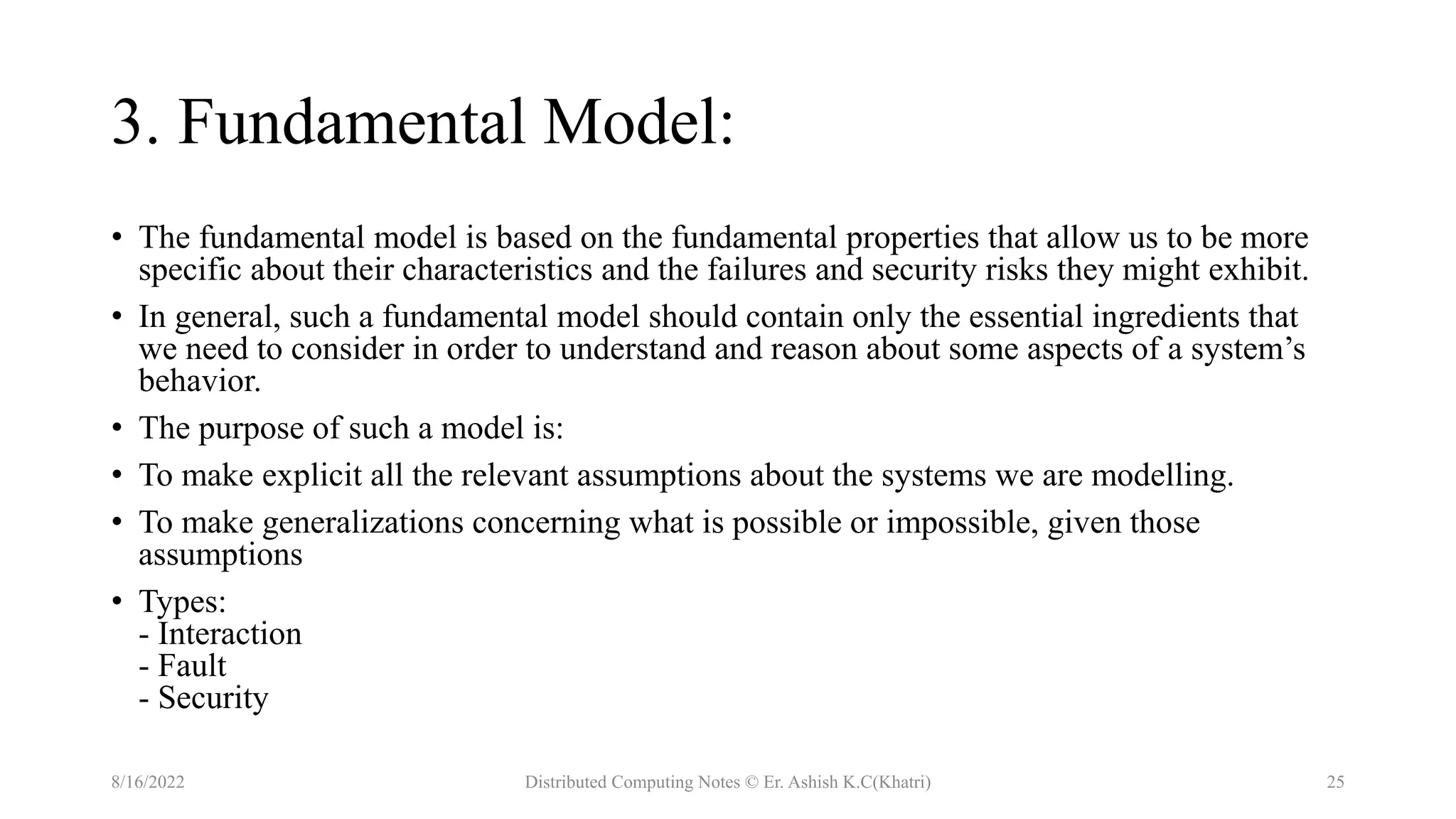 Models of Distributed System | PPTX