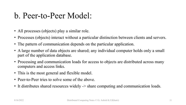 Models of Distributed System | PPTX