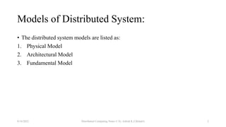 Models of Distributed System | PPTX