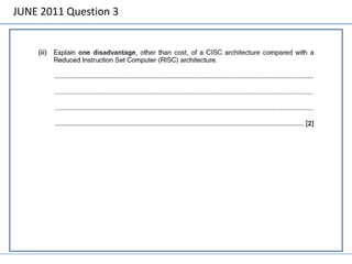 JUNE 2011 Question 3
 