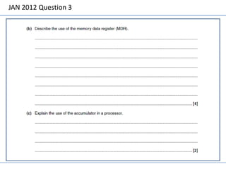 JAN 2012 Question 3
 