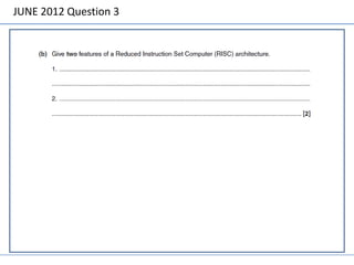 JUNE 2012 Question 3
 
