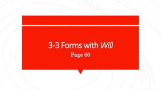 3-3 Forms with Will
Page 60
 