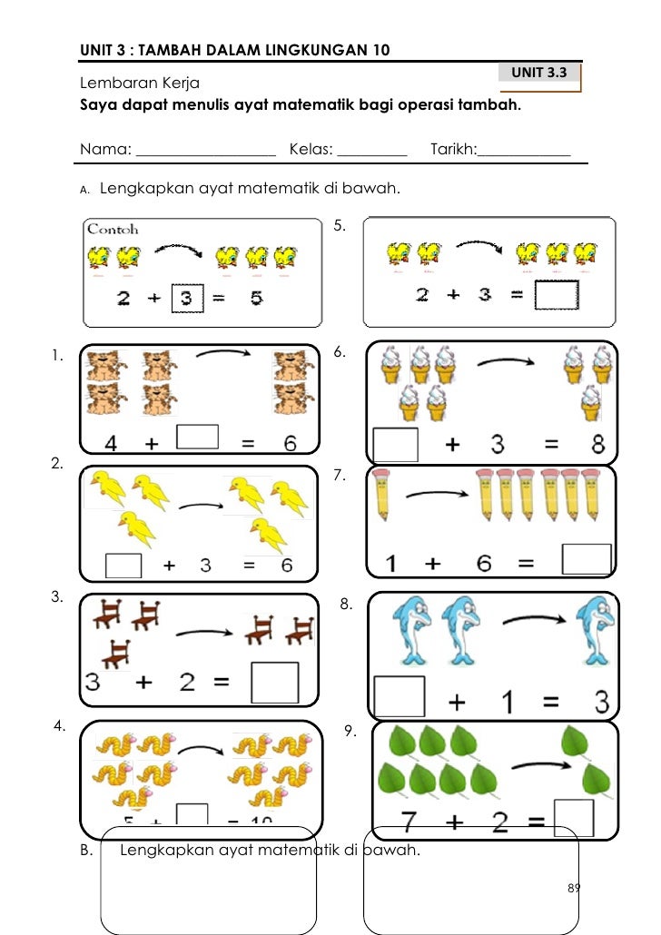 3 3 menulis ayat matematik