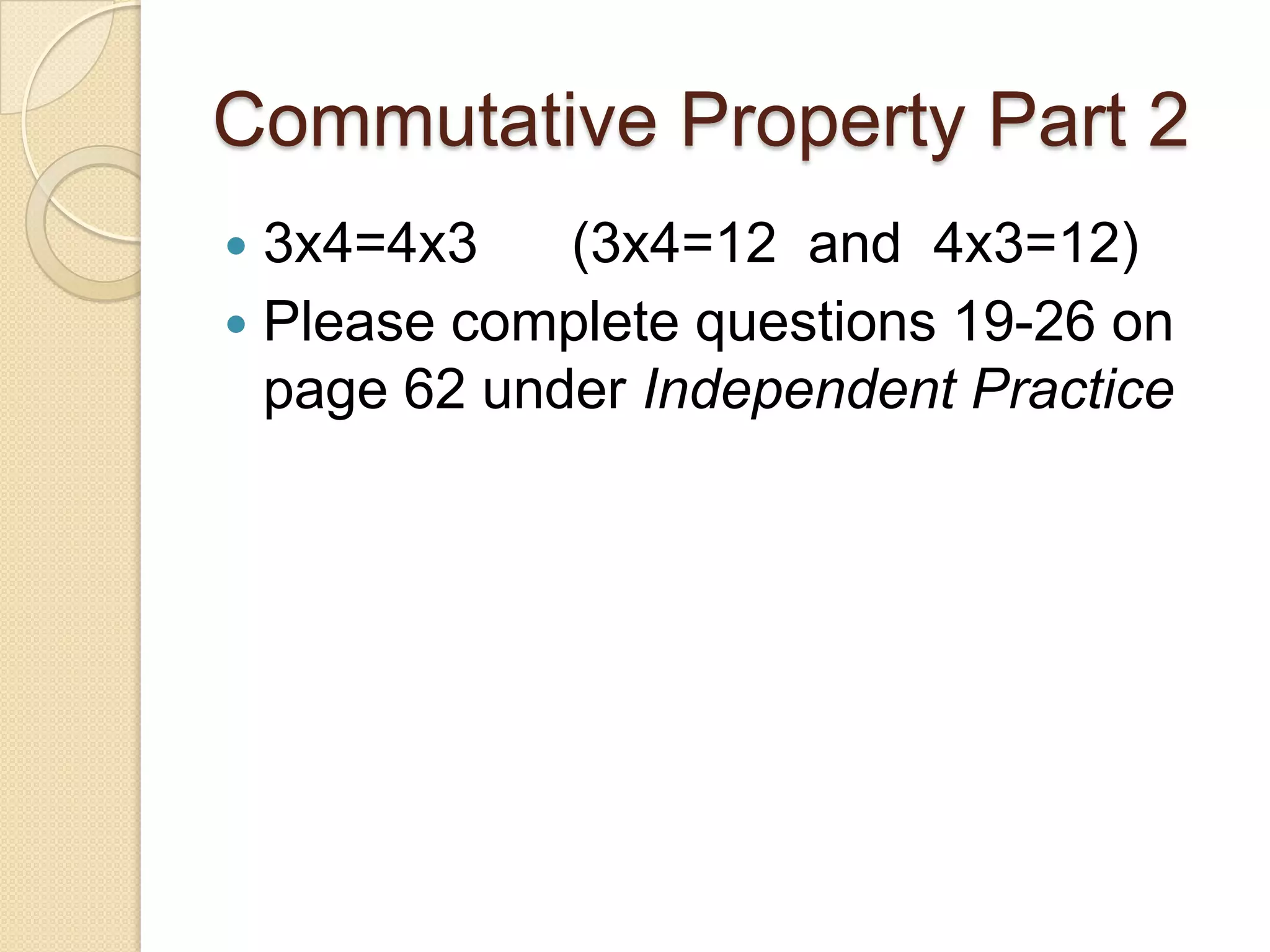 multiplication properties | PPTX, image size:2048x1536