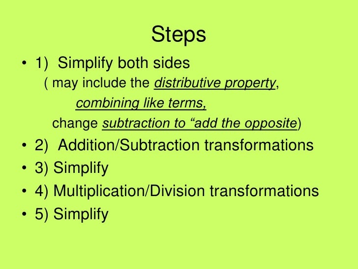 3.3 solve multi step equations - day 1