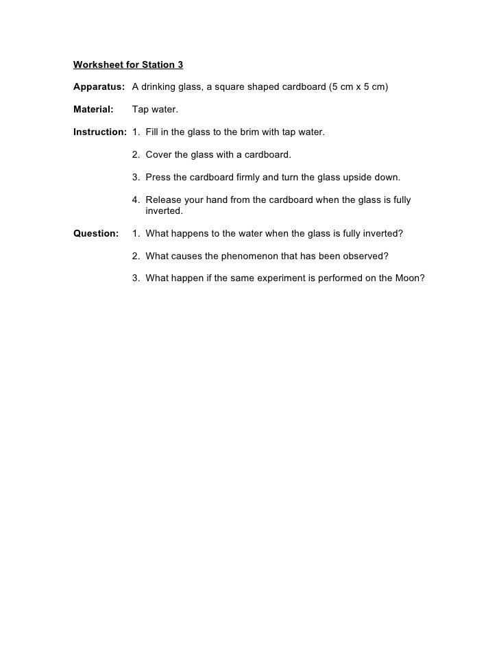 3.3 Understanding Pressure And Atmospheric Pressure