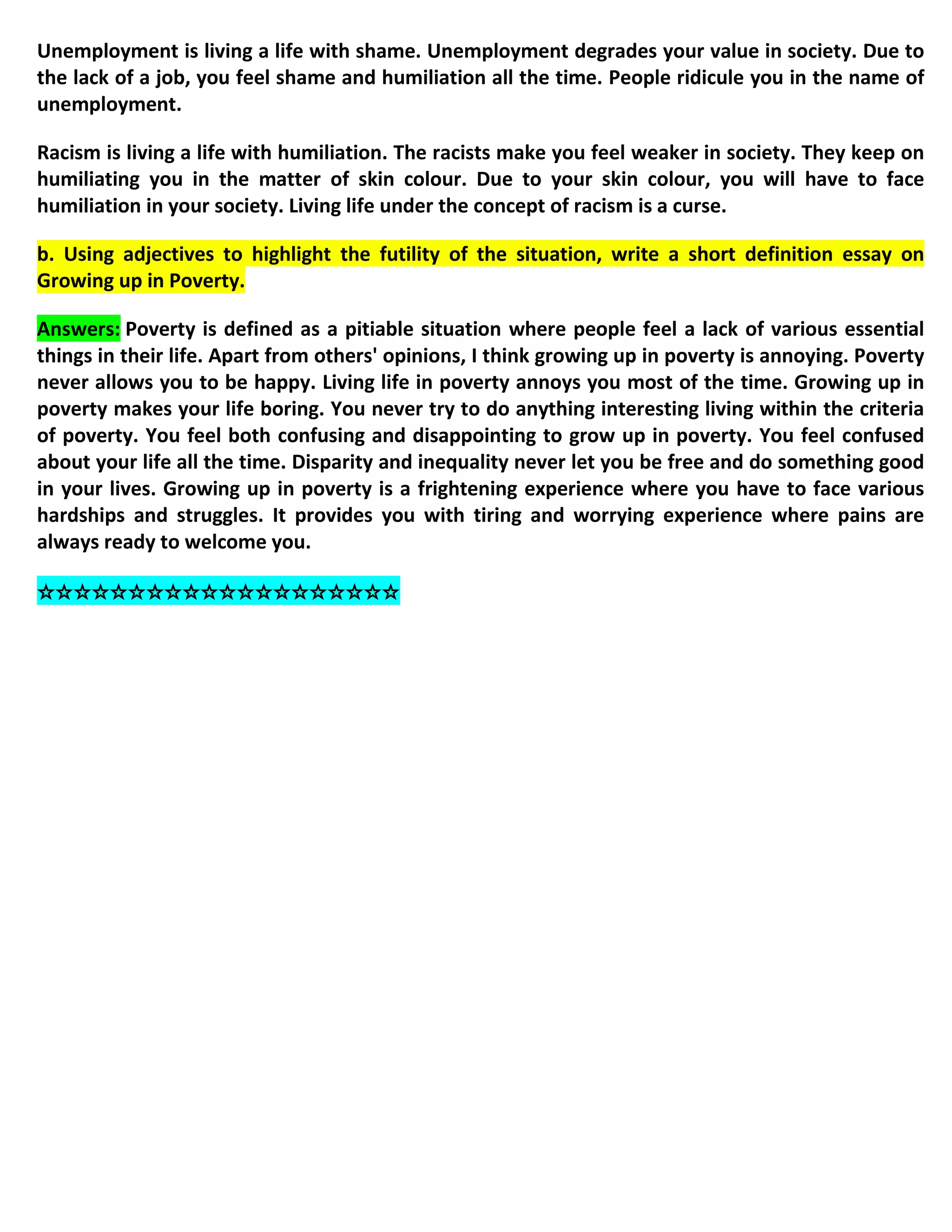 What Is Poverty Pdf What Is Poverty Pdf