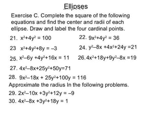 Ellipses
 