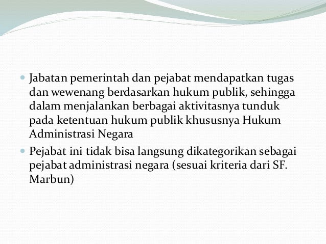 (3 4) kedudukan, kewenangan dan tindakan hukum pemerintah