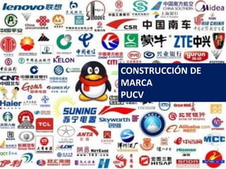 CONSTRUCCIÓN DE
MARCA
PUCV
 