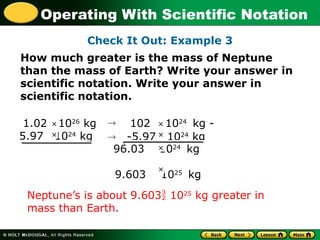 Mastering Operations with Scientific Notation: Addition, Subtraction ...
