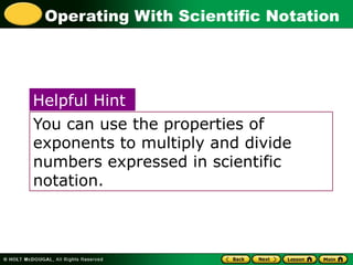 Mastering Operations with Scientific Notation: Addition, Subtraction ...
