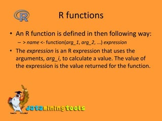 R Functions | PPTX