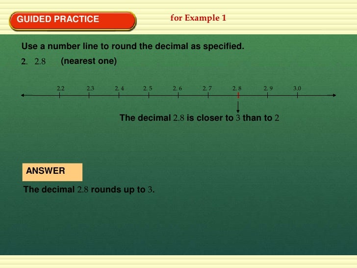 3.4 rounding decimals