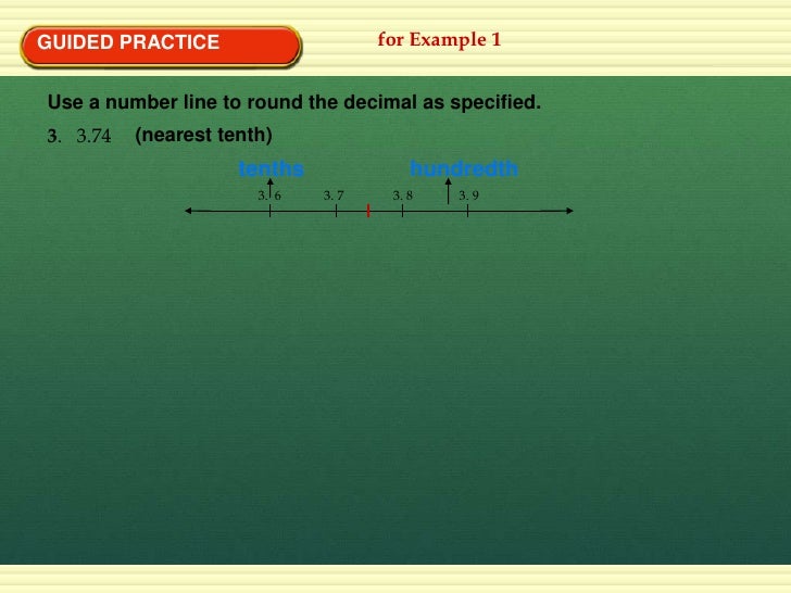 3.4 rounding decimals