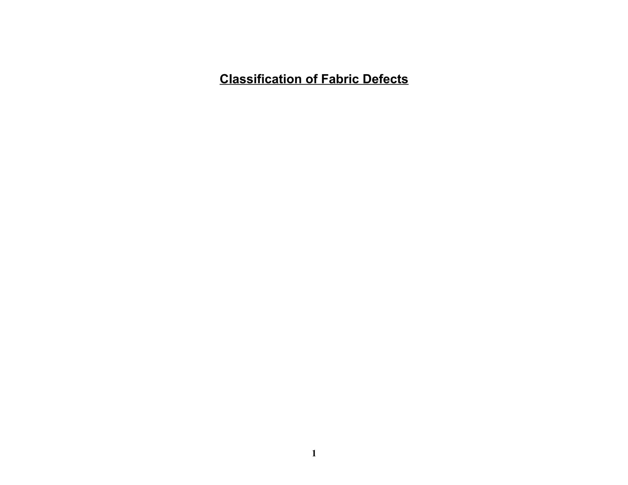 3 4 session fabric defect classification and rating areas | DOC