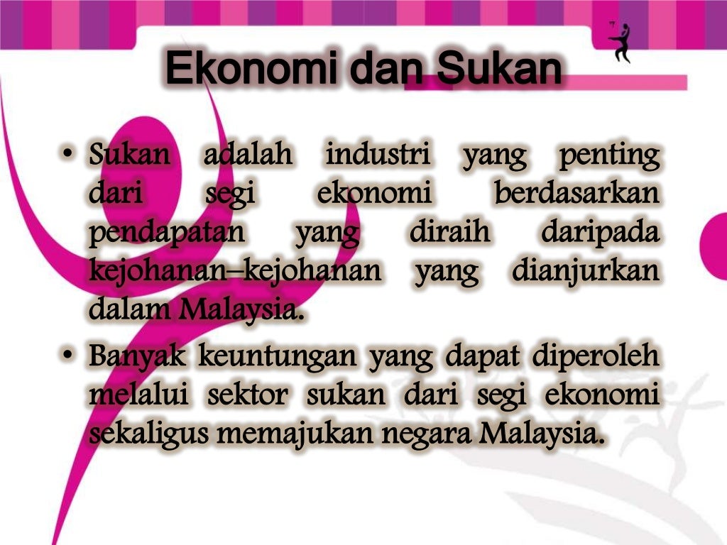 3.4 sukan dan ekonomi