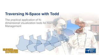 Traversing N-Space with Todd
The practical application of N-
dimensional visualization tools for Alarm
Management
 