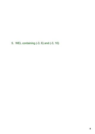 5.  WEL containing (­3, 6) and (­3, 10)




                                          8
 