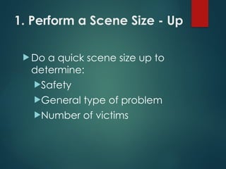INTRO TO first aid PRIMARY ASSESSMENT to secondary check | PPTX