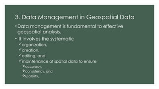 Geospatial Database Management Comprehensive Geospatial Data Management, Network Analysis, and 3D ...