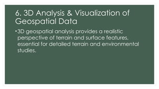 Comprehensive Geospatial Data Management, Network Analysis, and 3D ...