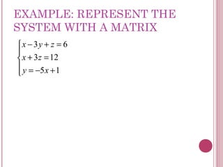 3.6 systems and matrices[1] | PPT