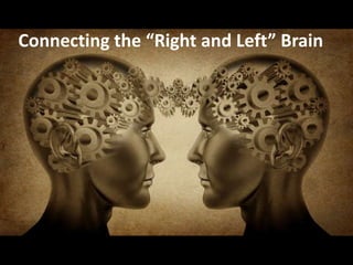 Connecting the “Right and Left” Brain
 