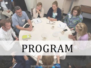 PROGRAM
3
Cleantech Open Northeast l 2017 Impact Report
 