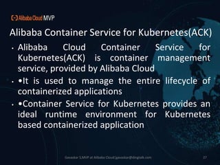 Devops with Alibaba Cloud | PPTX