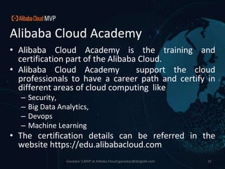 Devops with Alibaba Cloud | PPTX