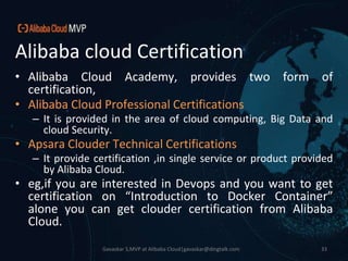 Devops with Alibaba Cloud | PPTX