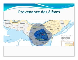 Provenance des élèves
 