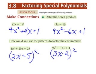 3.8 special factors