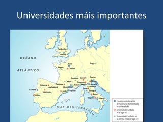Universidades máis importantes
 