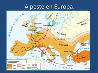 A peste en Europa.
 