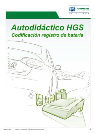 Formación HGS – AUDI A4 MY2011 2.0 TDI_CAGA
1Ref. 0112/02 Hella S.A. Confidencial. Todos los derechos reservados.
 
