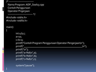 3 adp operator | PPTX