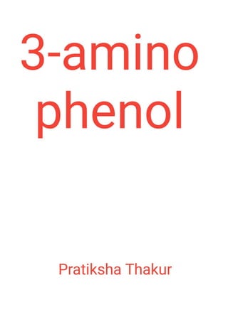 3-amino phenol 