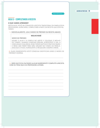 13
caderno do professor
LÍNGUA PORTUGUESA |
39
caderno do professor
23
 